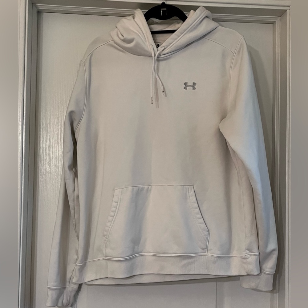 Under Armour Women’s XL White Pullover Hoodie Sweatshirt